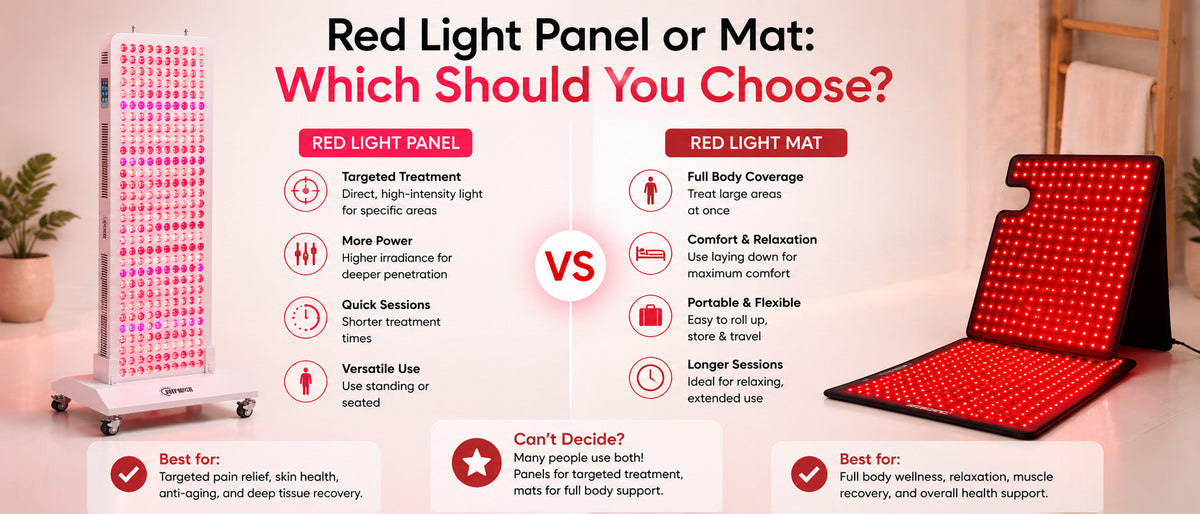 Red Light Panel or Mat: Which Should You Choose?